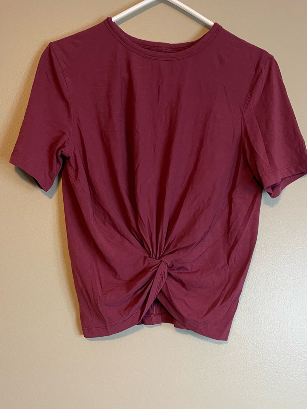 Lululemon Crescent T-Shirt in Smoky Red - Picture 5 of 11